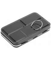 Boite Aquarelle Vide En Métal + 12 demi godets