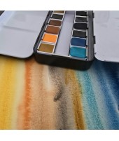 Coffret Aquarelle Marine- 12demi-godets