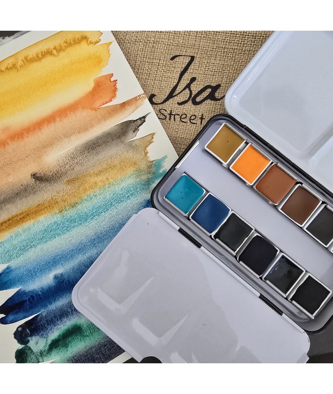 Coffret Aquarelle Marine- 12demi-godets