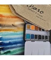 Coffret Aquarelle Marine- 12demi-godets