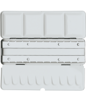 Boite aquarelle vide en métal